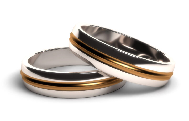 Eheringe aus zwei Materialien - was ist dabei zu beachten?